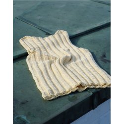 Axis Top, ensfarvet - strikkekit, Tjukk Bomull - 2XL (3XL)