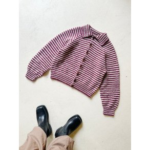 Stripe Overload Cardi - Strikkekit  (Vams)- XS (S)