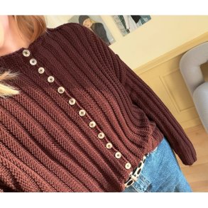 Axis Cardigan - strikkekit, ensfarvet - XS