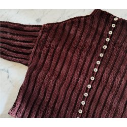 Axis Cardigan - strikkekit, ensfarvet - Str. S/M