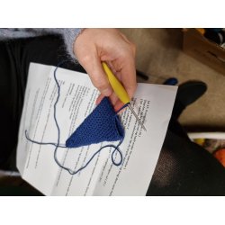 H�kle jule-stue med Farveladeleg 10. december