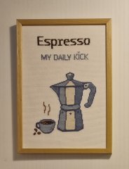 Broderi Salon med Pompstitch