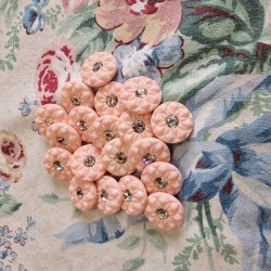  Lyserd knap med "diamant" 20 mm