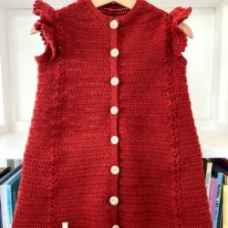 Josephines Kjole - garnpakke, Merino Knitting for Olive - 3/4 (4/6) r