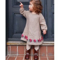 Julemorgen Kjole - strikkekit, Knitting for Olive - 1 (2) �r