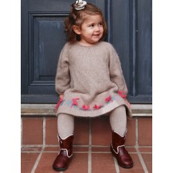 Julemorgen Kjole - strikkekit, Knitting for Olive - 1 (2) �r