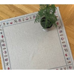 Gingerbread juletrstppe, lille - broderikit - bestillingsvare