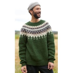  Varde Genser Herre (norsk opskrift) - strikkekit, Vams - XS
