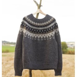  Varde Genser Herre (norsk opskrift) - strikkekit, Vams - XS