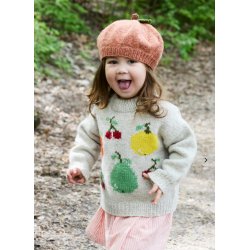 Frugtfestgenser grn (norsk opskrift) - strikkekit -4 (6) r