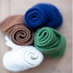 Bam Bam Bow - Garnpakke, cashmere Mondial - barn/voksen