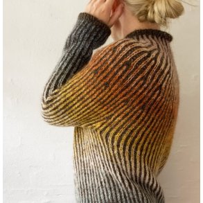 Branch Jumper, fade - Garnpakke, Snefnug/Midnatssol - 2XL