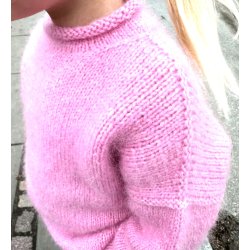 Cloud Sweater Junior - strikkekit, Snefnug - 10/12 r