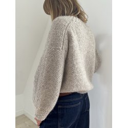 Perle Sweater - garnpakke, Snefnug - 2XL