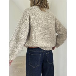 Perle Sweater - garnpakke, Snefnug - 2XL