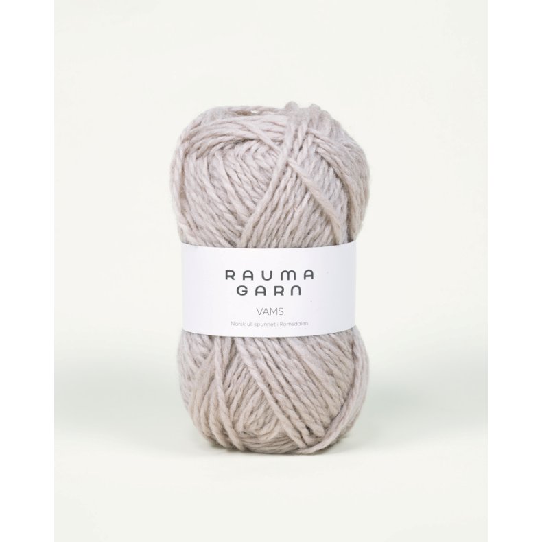 Rauma Garn Vams Gr&aring;beige -100