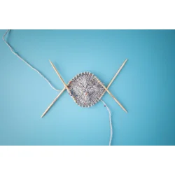 Addi CraSyTrio Bamboo - Kort Rundstrikkepind (24 cm)