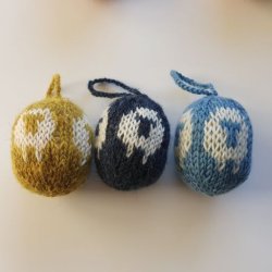 Pskeg med fr i 2 strrelser