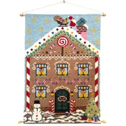 Gingerbread Adventskalender - broderikit - bestillingsvare