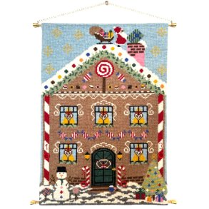 Gingerbread Adventskalender - broderikit - bestillingsvare