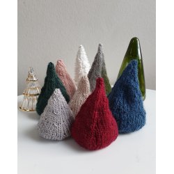 Strikkekit til 3 sm juletrer