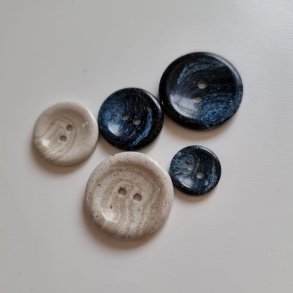 Knapper i genbrugs hamp