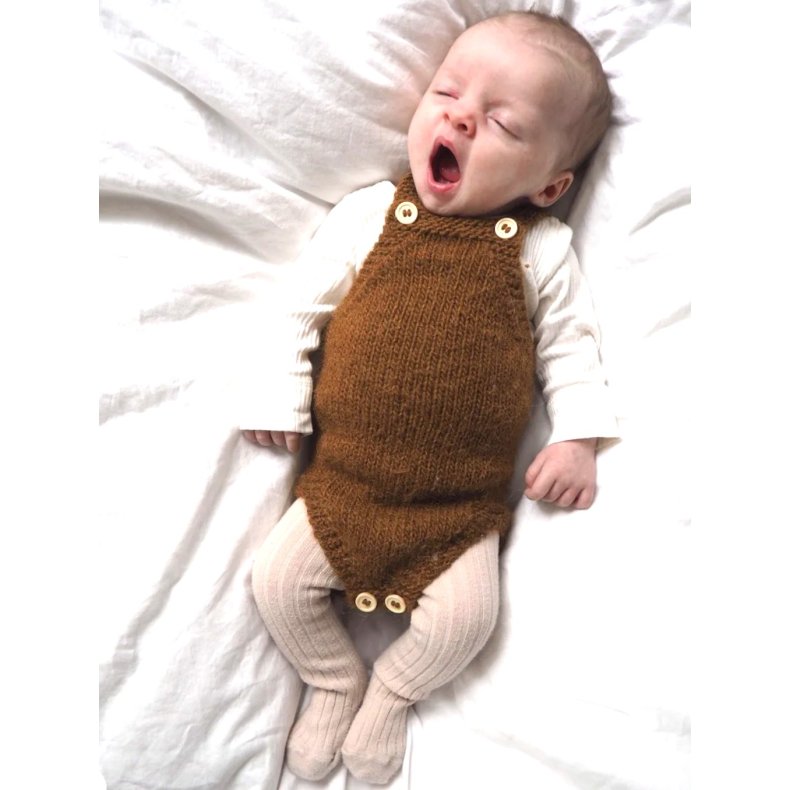 Lillebrors Romper - garnpakke, Lamauld - 0-1 mdr