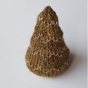 Strikkekit til 3 sm juletrer