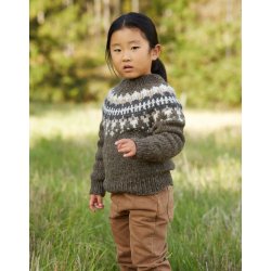 Varde Genser barn (norsk opskrift) - strikkekit, Vams - 2 r